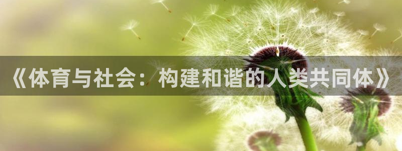 哈哈体育：《体育与社会：构建和谐的人类共同体》